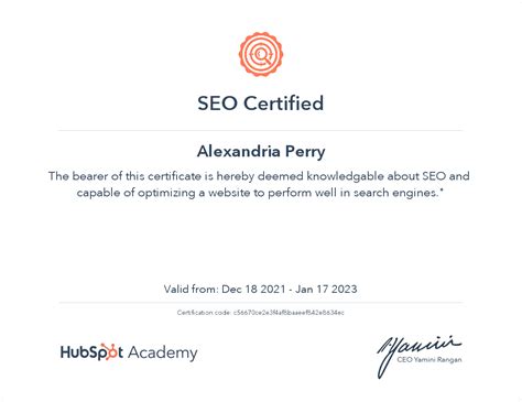 academy hubspot certification.